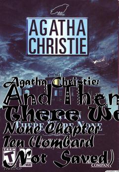 Box art for Agatha Christie: And Then There Were None