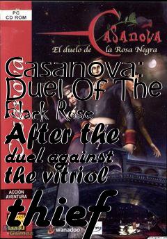 Box art for Casanova: Duel Of The Black Rose