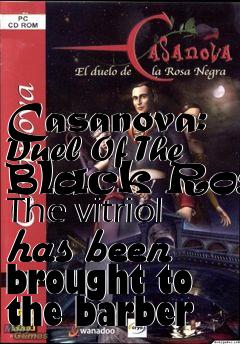 Box art for Casanova: Duel Of The Black Rose