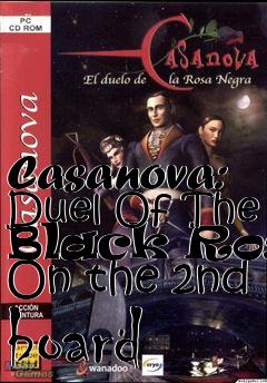 Box art for Casanova: Duel Of The Black Rose