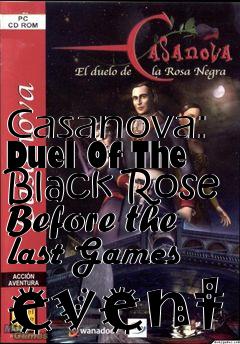 Box art for Casanova: Duel Of The Black Rose