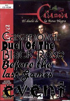 Box art for Casanova: Duel Of The Black Rose