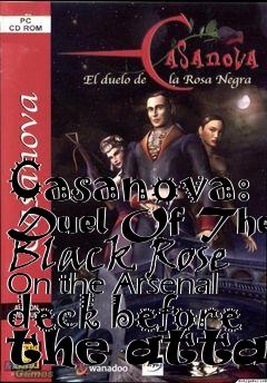 Box art for Casanova: Duel Of The Black Rose