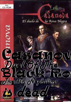 Box art for Casanova: Duel Of The Black Rose