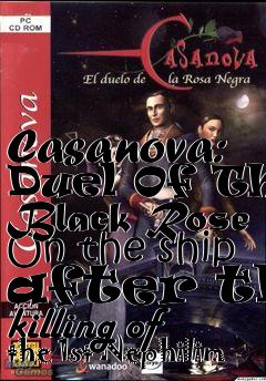 Box art for Casanova: Duel Of The Black Rose