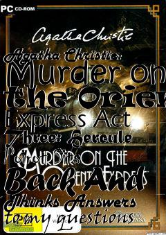 Box art for Agatha Christie: Murder on the Orient Express