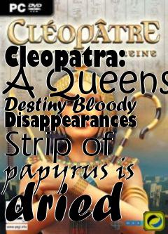 Box art for Cleopatra: A Queens Destiny