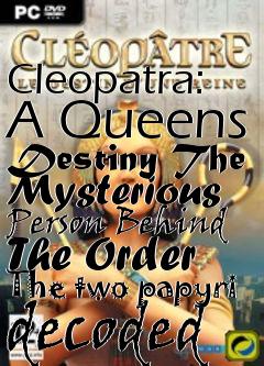 Box art for Cleopatra: A Queens Destiny