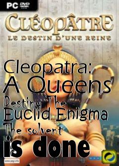 Box art for Cleopatra: A Queens Destiny