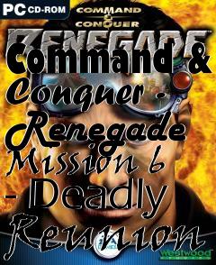 Box art for Command & Conquer - Renegade