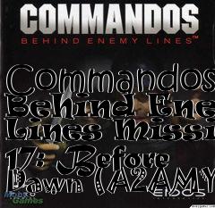 Box art for Commandos: Behind Enemy Lines