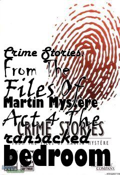 Box art for Crime Stories: From The Files Of Martin Myst�re