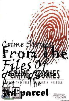 Box art for Crime Stories: From The Files Of Martin Myst�re