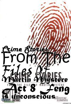 Box art for Crime Stories: From The Files Of Martin Myst�re