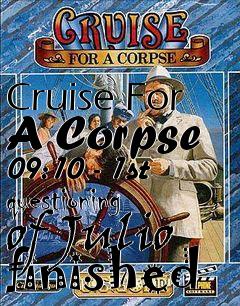 Box art for Cruise For A Corpse