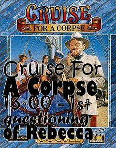 Box art for Cruise For A Corpse