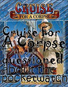 Box art for Cruise For A Corpse