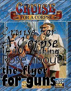 Box art for Cruise For A Corpse