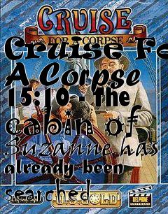 Box art for Cruise For A Corpse