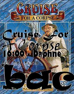 Box art for Cruise For A Corpse