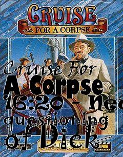 Box art for Cruise For A Corpse