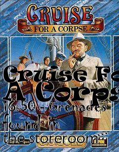 Box art for Cruise For A Corpse