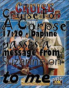Box art for Cruise For A Corpse