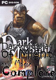 Box art for Dark Messiah of Might and Magic