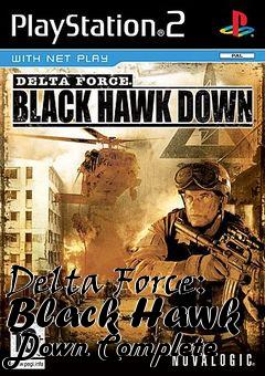 Box art for Delta Force: Black Hawk Down