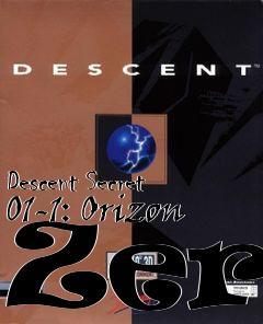 Box art for Descent