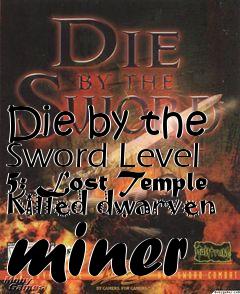 Box art for Die by the Sword