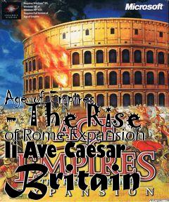 Box art for Age of Empires - The Rise of Rome