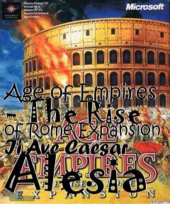 Box art for Age of Empires - The Rise of Rome