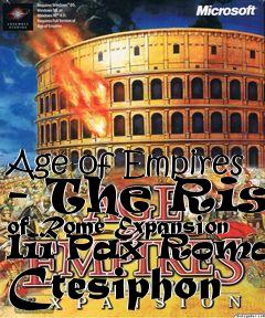 Box art for Age of Empires - The Rise of Rome