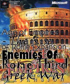 Box art for Age of Empires - The Rise of Rome