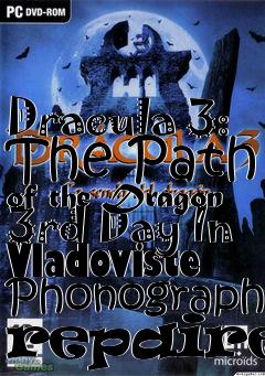 Box art for Dracula 3: The Path of the Dragon