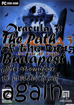 Box art for Dracula 3: The Path of the Dragon