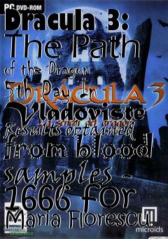 Box art for Dracula 3: The Path of the Dragon