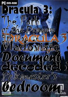 Box art for Dracula 3: The Path of the Dragon