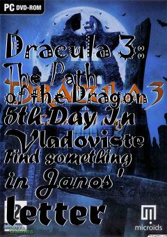 Box art for Dracula 3: The Path of the Dragon