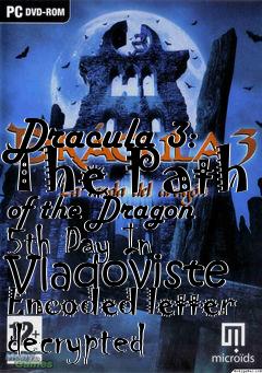 Box art for Dracula 3: The Path of the Dragon