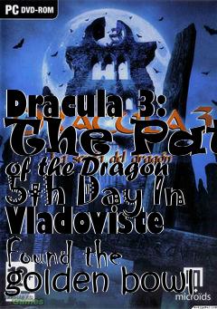 Box art for Dracula 3: The Path of the Dragon