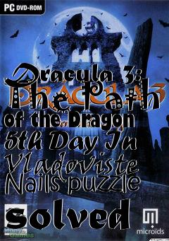 Box art for Dracula 3: The Path of the Dragon