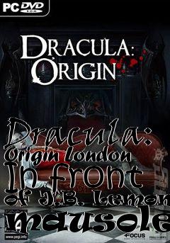 Box art for Dracula: Origin