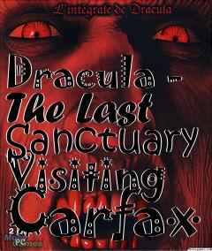 Box art for Dracula - The Last Sanctuary