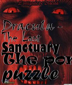 Box art for Dracula - The Last Sanctuary