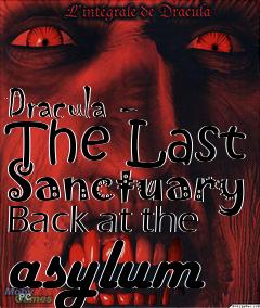 Box art for Dracula - The Last Sanctuary