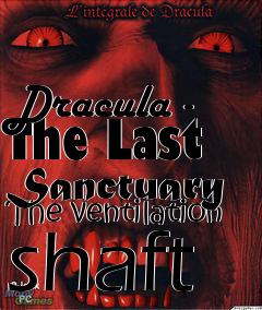 Box art for Dracula - The Last Sanctuary