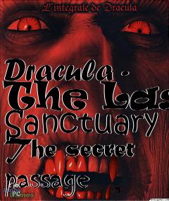 Box art for Dracula - The Last Sanctuary