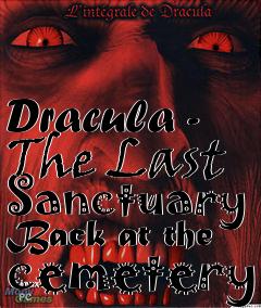 Box art for Dracula - The Last Sanctuary